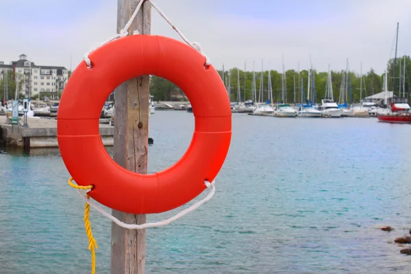 Orange buoy — Stock Photo, Image