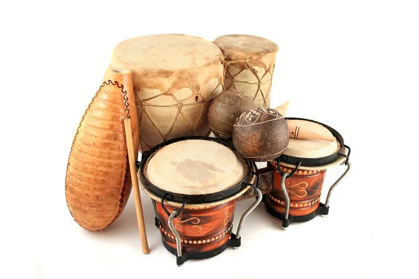 Latin rhythm instruments — Stock Photo, Image