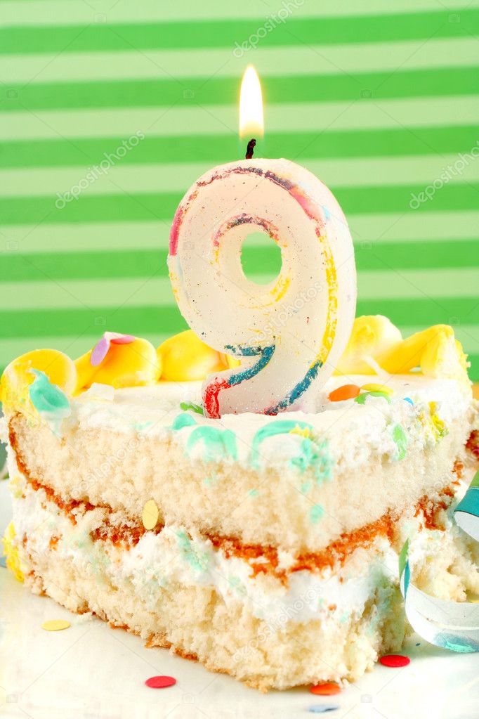 9th birthday cake