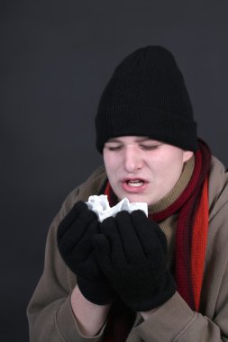 Winter flu clipart