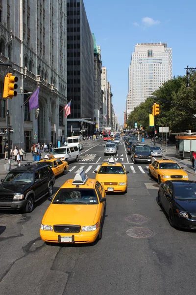 Tipikus new York-i városi forgalom — Stock Fotó