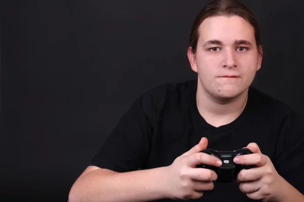 Teenage video game player — Stock Photo, Image