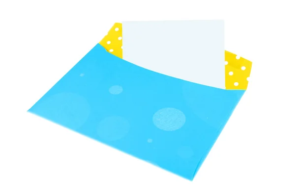 Envelope carta em branco — Fotografia de Stock
