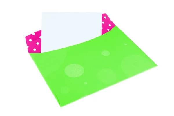 Blank letter envelope — Stock Photo, Image