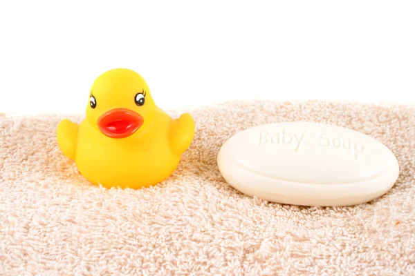 Dětská vana mýdlo — Stock fotografie