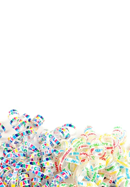 Happy birthday ribbon — Stock Photo, Image