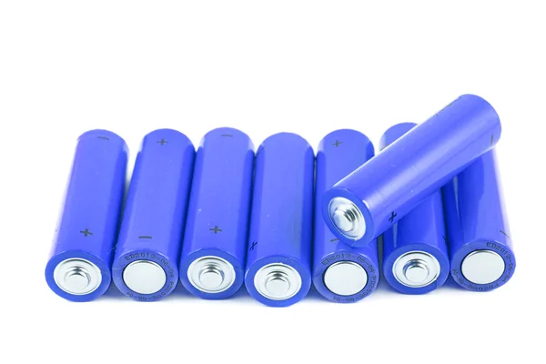 Stapel kleiner Batterien — Stockfoto