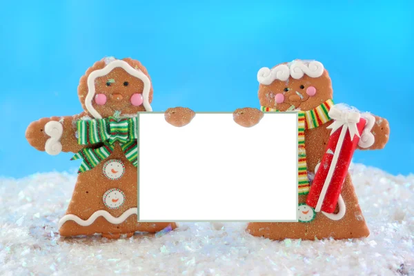 Gingerbread man sign — Stock Photo, Image