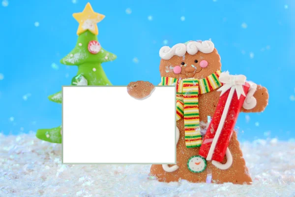 Gingerbread man sign — Stock Photo, Image
