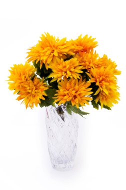 Vazodaki sarı çiçekler