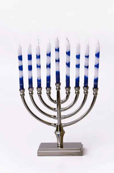 Hanukkah menorah — Stockfoto
