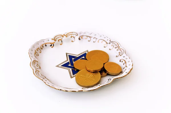 Hanukkah Gelt — Stock Photo, Image