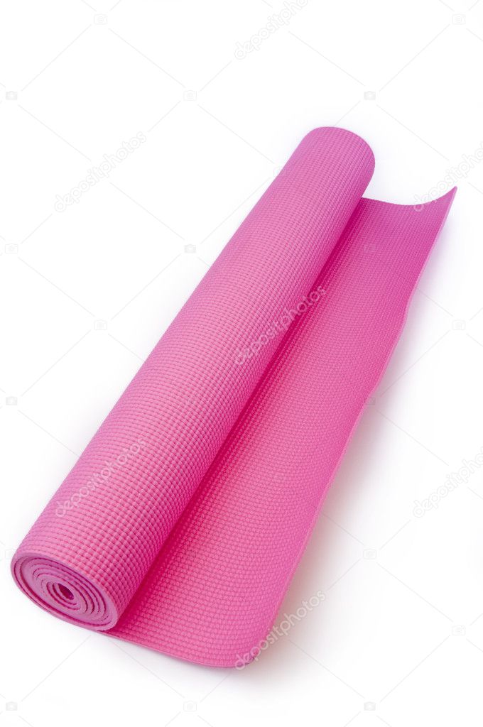 Yoga mat isolated