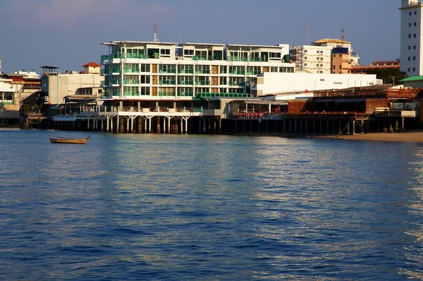 stock image Seacoast urban landscape.