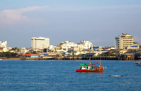 stock image Seacoast urban landscape.