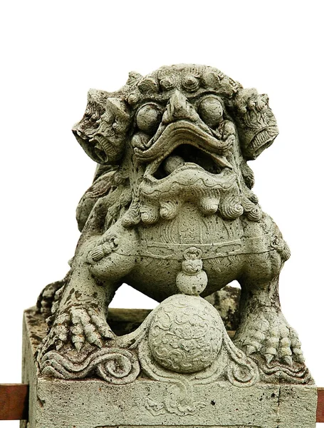 stock image Asian Sculpture Lion.