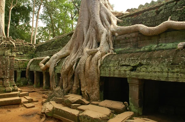 Loopt van oude Cambodjaanse tempel — Stockfoto