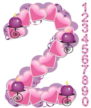 Figure candle clipart