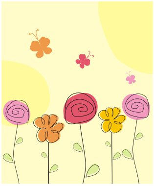 Baby flowers clipart