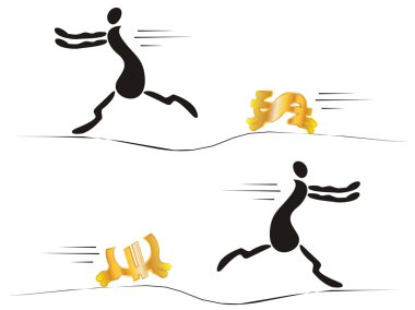 Running man clipart