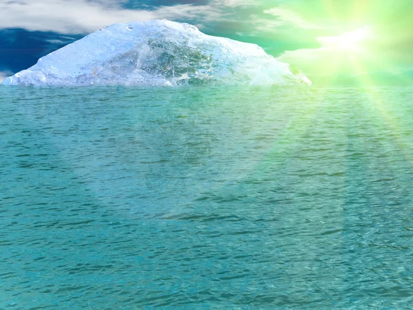 Buzdağı okyanus — Stok fotoğraf