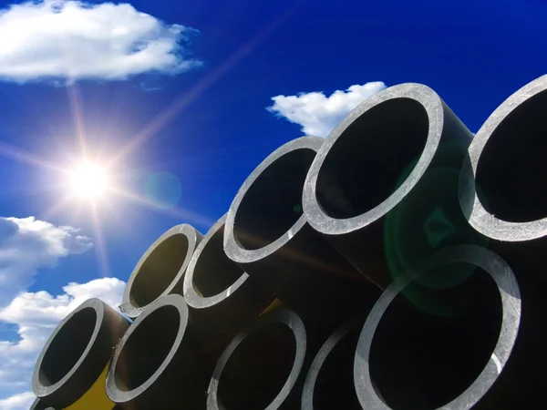 Pipes stack — Stock Photo, Image