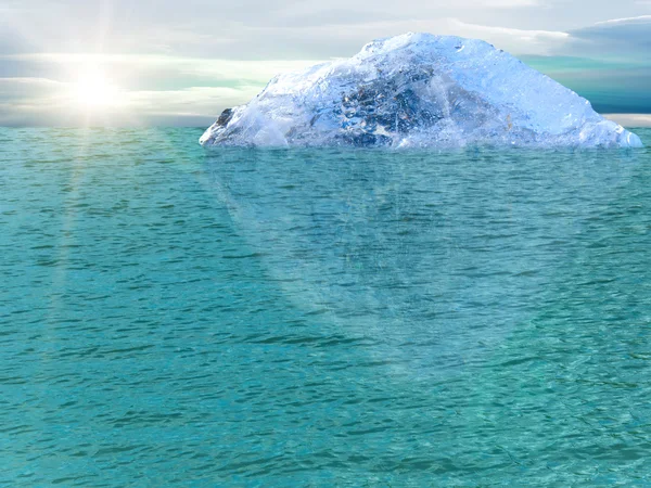 Παγόβουνο ωκεανό — Φωτογραφία Αρχείου