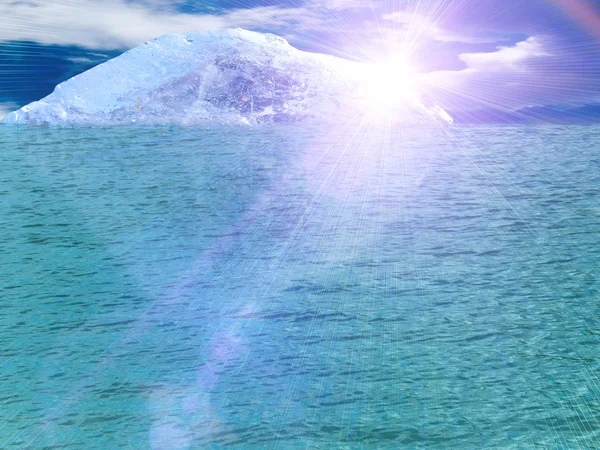 氷山の海 — ストック写真