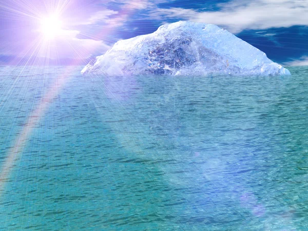 빙산의 바다 — 스톡 사진