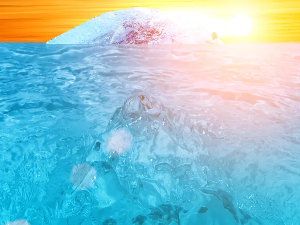 Айсберг океану — стокове фото