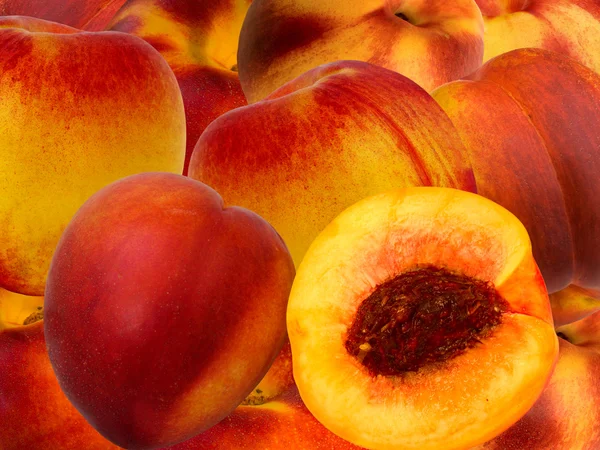 Fruta um pêssego e damasco híbrido — Fotografia de Stock