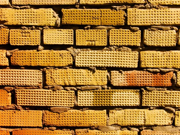 Ściany domu z cegły — Zdjęcie stockowe