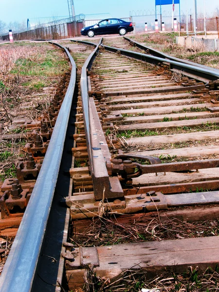 Ferro de estrada — Fotografia de Stock