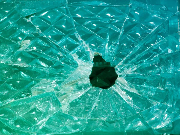 ガラスの穴 — ストック写真