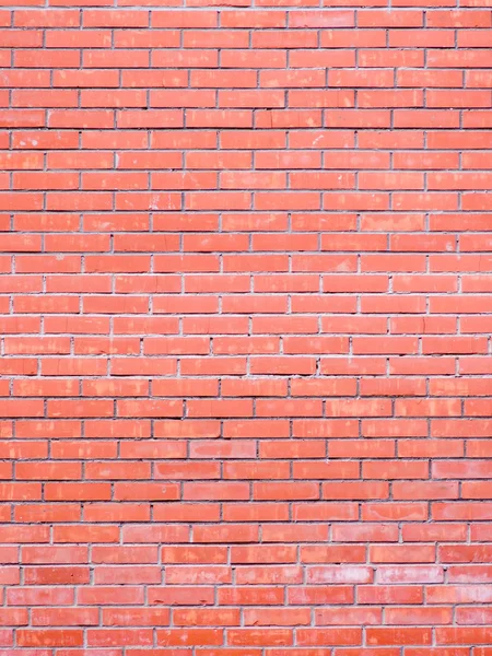 Wand aus einem Ziegel aus rotem Lehm — Stockfoto