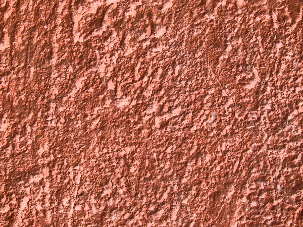 Plaster solution on a house wall
