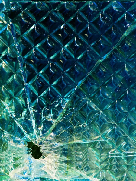 Fissures sur verre — Photo