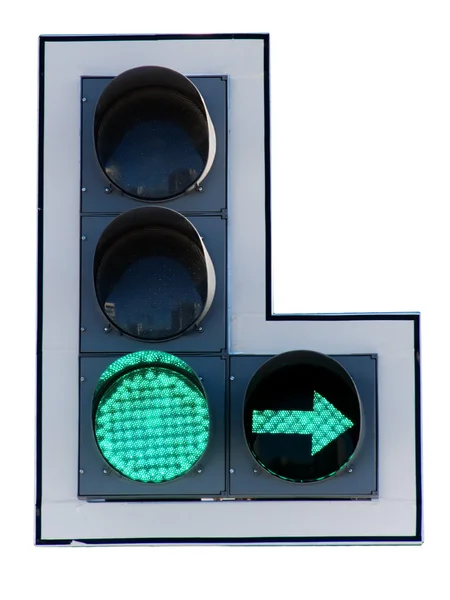 Traffic light city — Stock Photo, Image