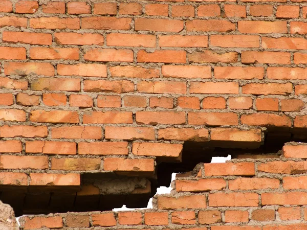 Crack in a wall — Stock Photo, Image