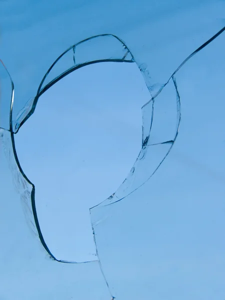 Glas gebroken hemel — Stockfoto