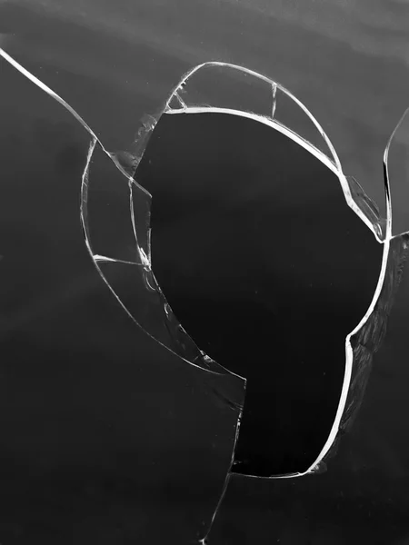 Glas zerbrochen — Stockfoto