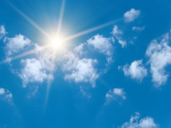 太陽空雲 — ストック写真