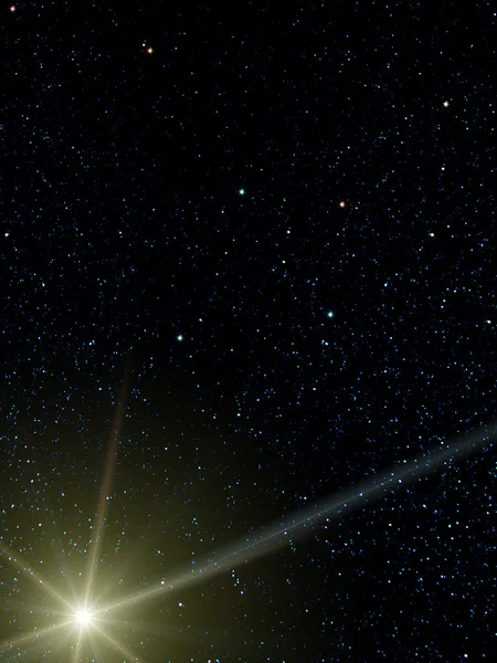 Constellation, southern cross, kuyruklu yıldız — Stok fotoğraf