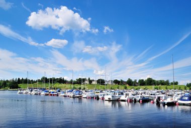 Lappeenranta harbor. Finland clipart