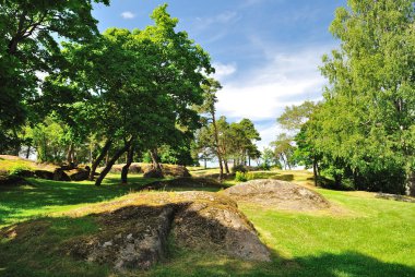 Park isopuisto. Kotka, Finlandiya