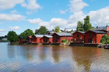 Porvoo, Finland. clipart