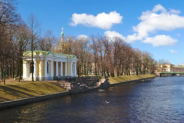 The Rossi pavillion.S.Petersburg — Stock Photo, Image