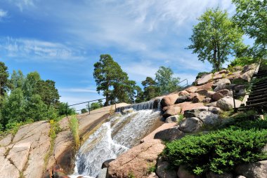 şelale park sapokka. Finlandiya.