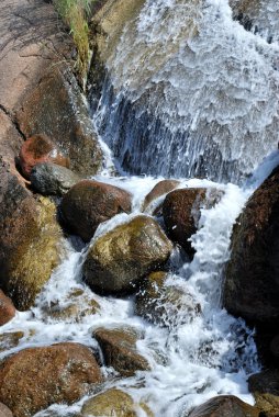 Water and stones clipart