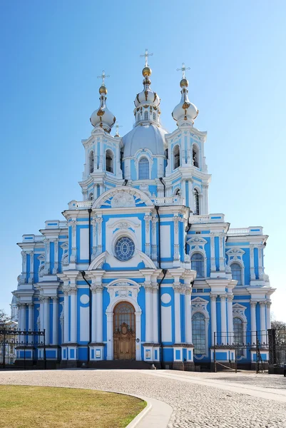 Smolny kathedraal. St.Petersburg — Stockfoto
